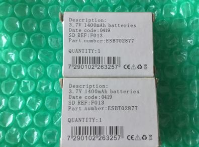 Two Batterys New Rechargeable