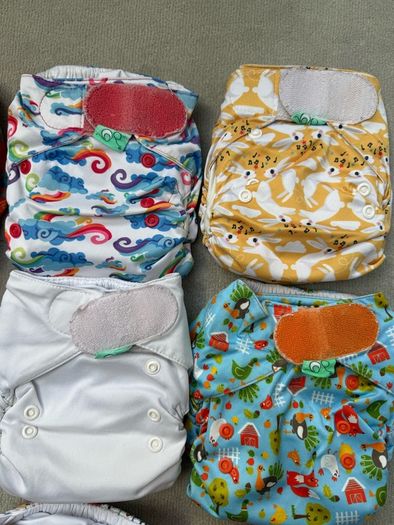 28 TotsBots EasyFit STAR Reusable Cloth Nappies Huge Bundle
