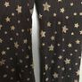 Halloween black tights with gold stars aged 3-5 years Image 2