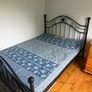 Black Bed Frame & Mattress 144 x 197cm Image 3