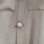 River Island Khaki Utility Blouse with Gold Buttons Sz 12 UK Image 6
