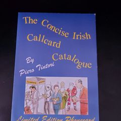 Concise Callcard Catalogue Folder