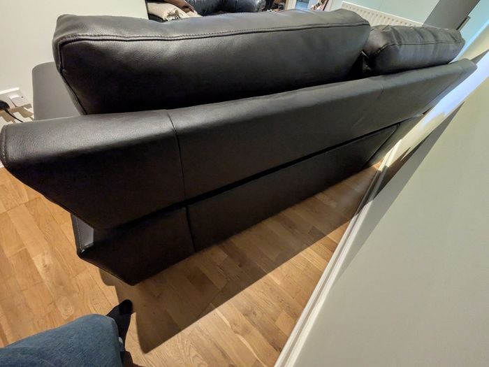 Kansas Brown Leather 2 Seater Sofa