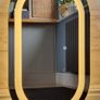 LED Bathroom Mirror Ensuite Dual LED Bright Light 40x70cm Made in EU Horizontal Vertical Fit Image 7