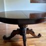 Antique mahogany circular pod table Image 2