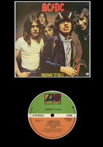 Acdc Highway To Hell Record Display Poster Classic Semi-glossy Paper Poster