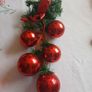 2 x Vitage Hanging Christmas Baubles Decorations Image 3