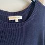 Grace & Mila Knit Sleeveless Navy Jumper with Tie Detail at the Side Size M Medium Image 2