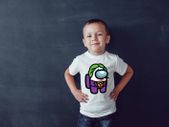 Among us batman joker t-shirts for adults and kids