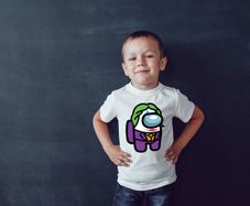 Among us batman joker t-shirts for adults and kids