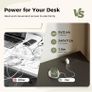 Small L Shaped Desk with Power Outlets,100 cm L Computer Corner Desks Image 4