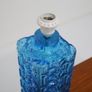 Vintage Swedish Blue Glass Table Lamp, 1960s. Image 4