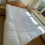 Double bed, mattress and topper Image 3