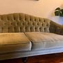 Green velvet chesterfield suite Image 5