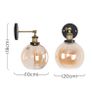 New Wilburn 1 - Light Brass Armed Sconce Image 3