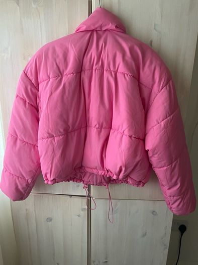 H&M pink puffer coat