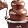 Large Size Stainless Steel Chocolate Fountain Fondue Set Electric 3-Tier Machine with Hot Melting Pot Base 900ml Capacity (FREE POSTAGE) Image 6
