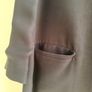 Cos black, collarless open-front longline  jacket / blazer Image 2
