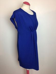 New look Maternity royal blue knee length pencil dress 10/12 postage included
