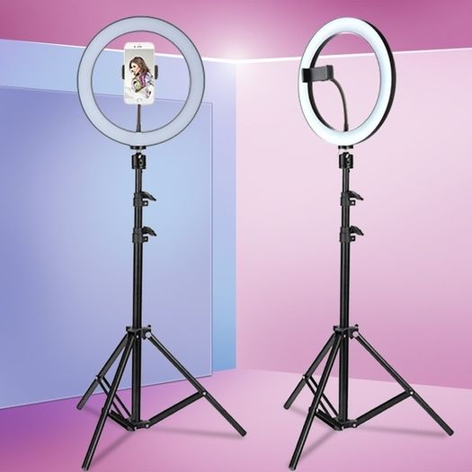 Brand New HQ-HD Ring Light With Long Tripod Stand & Phone Holder for YouTube Video, Desktop Camera Led Ring Light for Streaming, Makeup, Selfie Photography, Tik Tok., Makeup.