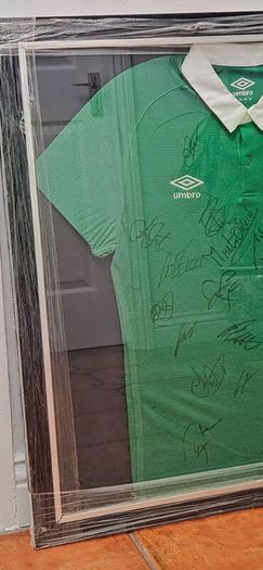 Signed Framed Ireland Euro 2016 Shirt