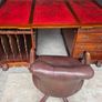 Thomas Chippendale Lions Head Carved Twin Pedestal Partner Desk+ chair Image 8