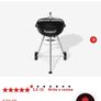 Weber 47cm Kettle BBQ with Lid and Accessories in Excellent Condition Image 10