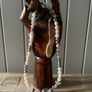 Noriko cultured pearl necklace with sterling silver and crystal beads new Image 9