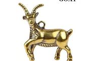 Metal Goat Figure