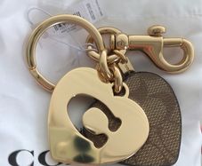 Coach bag/ key charm