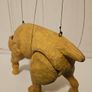 Angry Dog Handmade Wooden Marionette Image 8