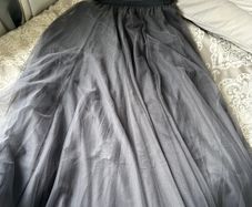 Tulle skirt maxi length