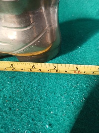 vintage brass boot