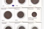 France 9 Coins ( No. 297)