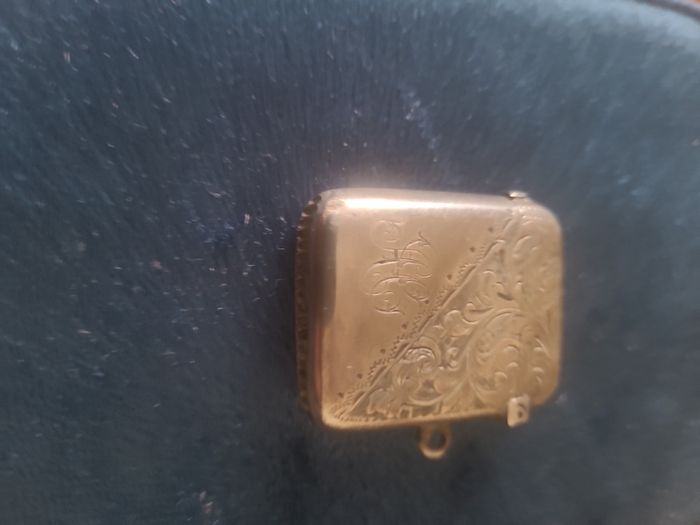Antique silver Vesta Case