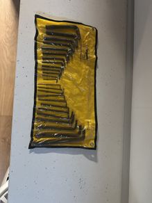 allen keys/hex keys set 25 metric and imperial