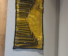 allen keys/hex keys set 25 metric and imperial