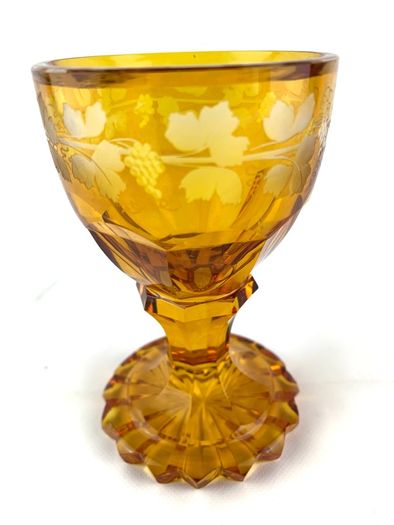 Antique bohemian glass