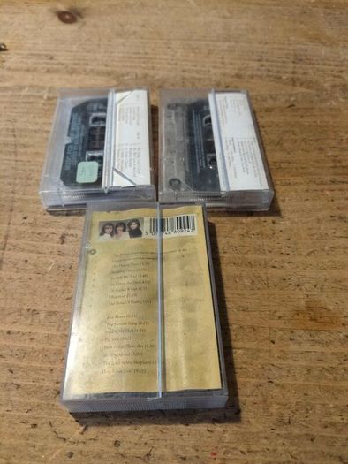 vintage cassette tapes from the Irish musical group The Vard Sisters, music collection "Music for Your Wedding" edited by Margaret Daly. Three cassette tapes featuring Christian and wedding music