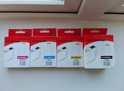 New LC462XL Brother Compatible Ink Cartridges BCMY