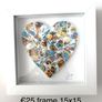 Handmade framed Mosaic Heart Image 2