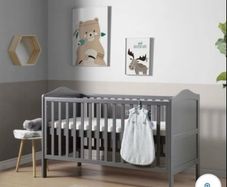Nested Sorrento Wooden Cot Bed