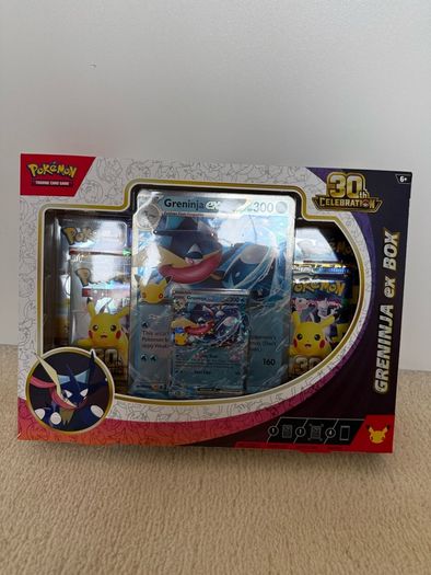 Pokemon TCG 30TH Anniversary Greninjia EX Box Teo Promo