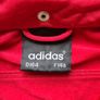 Adidas vest retro vintage Gilet red top adibreak shirt t-shirt poppers D164 Size S small the Brand Image 3