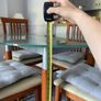 Dining table with glass top & 4 chairs Image 3