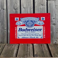 Budweiser Metal/Tin sign