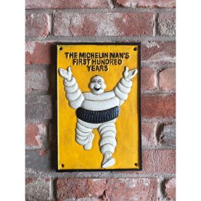 Michelin Man  100 Years  Yellow Cast Iron  HS246