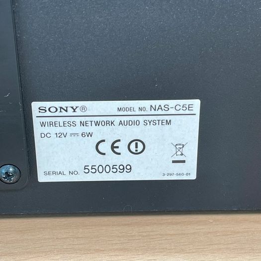 Sony Giga Juke NAS-C5E Wireless Network Audio System - Untested
