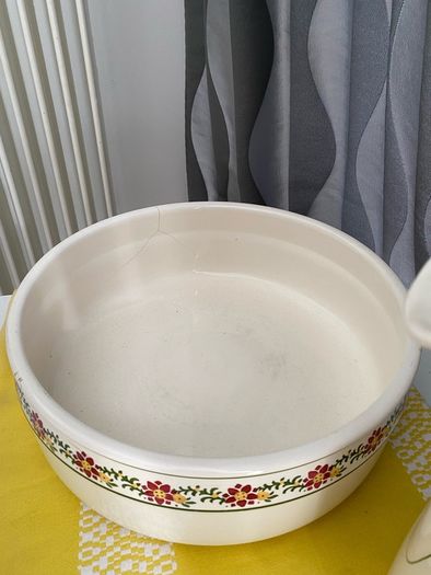 ceramic vintage wash bowls & matching pitchers