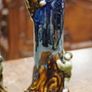 Pair of Antique Japanese Sumida Gawa Figural Spill Vases, c.1900 Image 3